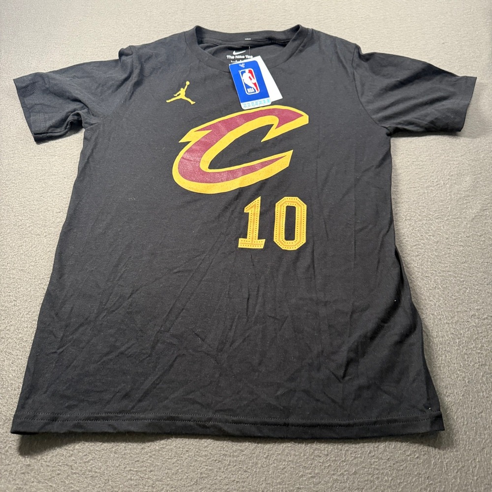 Jordan Cleveland Cavaliers Darius Garland Shirt Youth Size L 9Y2B7HDC4 Black